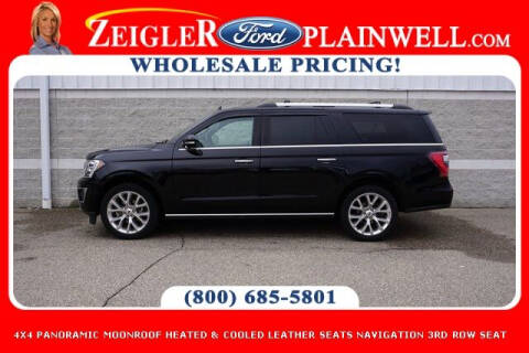 2019 Ford Expedition MAX for sale at Zeigler Ford of Plainwell - Jeff Bishop in Plainwell MI