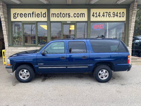 2000 Chevrolet Suburban for sale at GREENFIELD MOTORS in Milwaukee WI