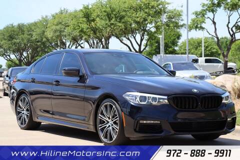 2019 BMW 5 Series for sale at HILINE MOTORS in Plano TX