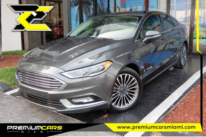 2018 Ford Fusion Hybrid for sale at Premium Cars of Miami in Miami FL