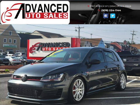 2017 Volkswagen Golf GTI for sale at Advanced Auto Sales in Dracut MA