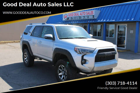 2017 Toyota 4Runner for sale at Good Deal Auto Sales LLC in Aurora CO
