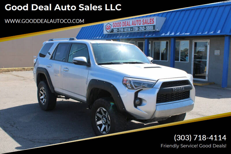 2017 Toyota 4Runner for sale at Good Deal Auto Sales LLC in Lakewood CO