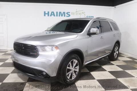2016 Dodge Durango for sale at Haims Motors - Hollywood South in Hollywood FL