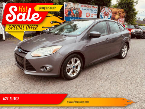 2012 Ford Focus for sale at A2Z AUTOS in Charlottesville VA