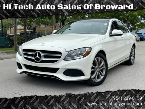 2015 Mercedes-Benz C-Class for sale at Hi Tech Auto Sales Of Broward in Hollywood FL