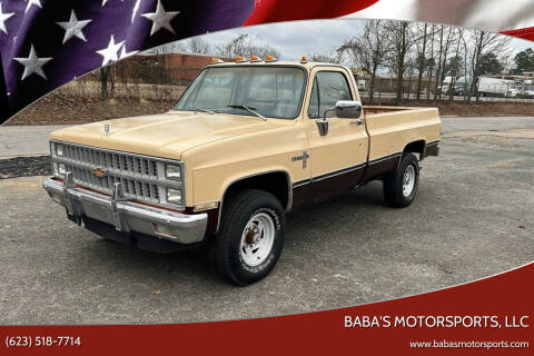 1982 Chevrolet C/K 20 Series for sale at Baba's Motorsports, LLC in Phoenix AZ