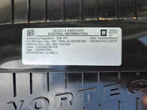 2020 Chevrolet Express 2500