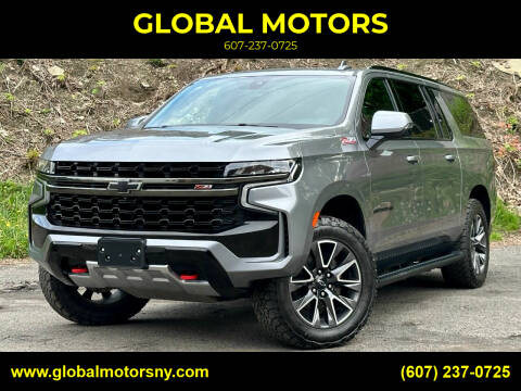 2021 Chevrolet Suburban for sale at GLOBAL MOTORS in Binghamton NY