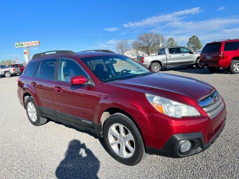 2013 Subaru Outback for sale at RAYMOND TAYLOR AUTO SALES in Fort Gibson OK