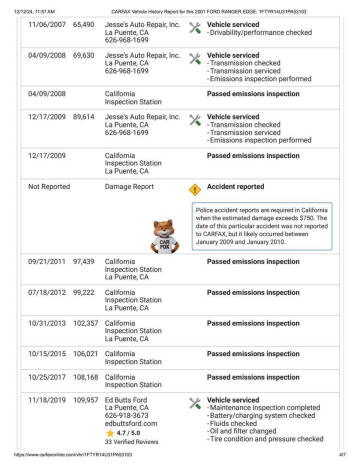 2001 Ford Ranger Edge