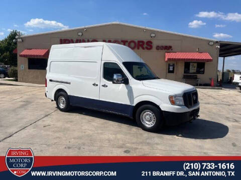 2014 Nissan NV for sale at Irving Motors Corp in San Antonio TX