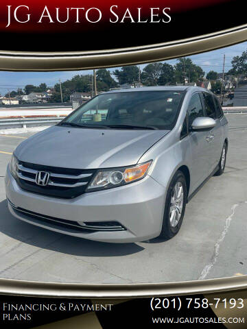 2015 Honda Odyssey for sale at JG Auto Sales in North Bergen NJ