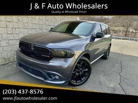 2017 Dodge Durango for sale at J & F Auto Wholesalers in Waterbury CT