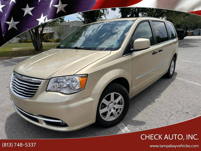 2011 Chrysler Town and Country for sale at CHECK AUTO, INC. in Tampa FL