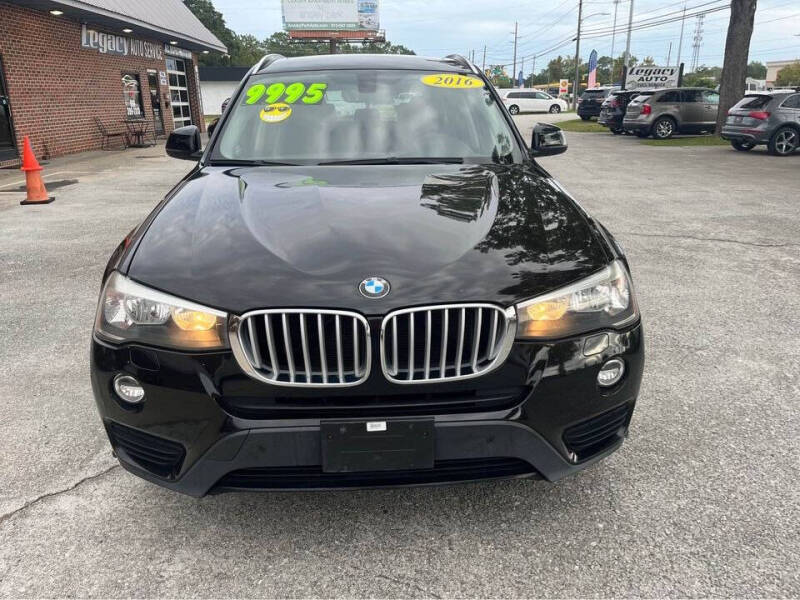 Used 2016 BMW X3 xDrive28i with VIN 5UXWX9C51G0D84707 for sale in Wilmington, NC