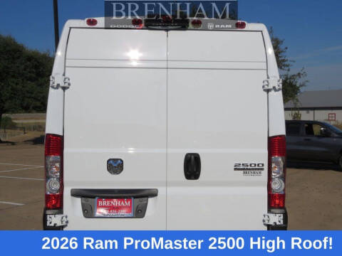 2026 RAM ProMaster
