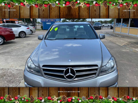 2014 Mercedes-Benz C-Class for sale at STYL MOTORS in Pasadena TX