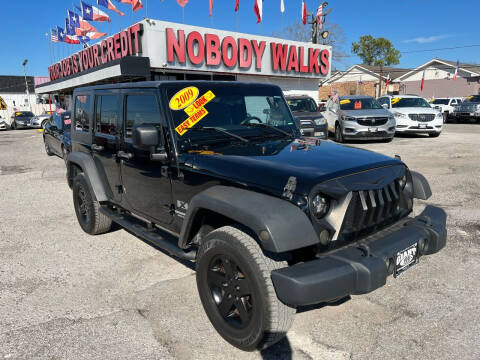 2009 Jeep Wrangler Unlimited for sale at Giant Auto Mart in Houston TX