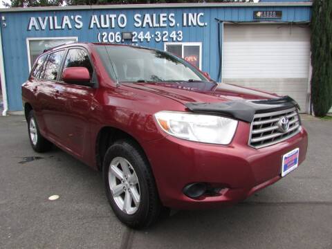 2010 Toyota Highlander for sale at Avilas Auto Sales Inc in Burien WA