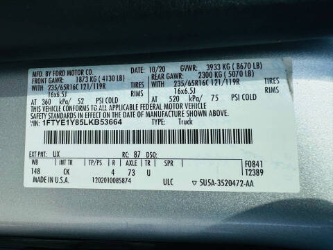 2020 Ford Transit 150