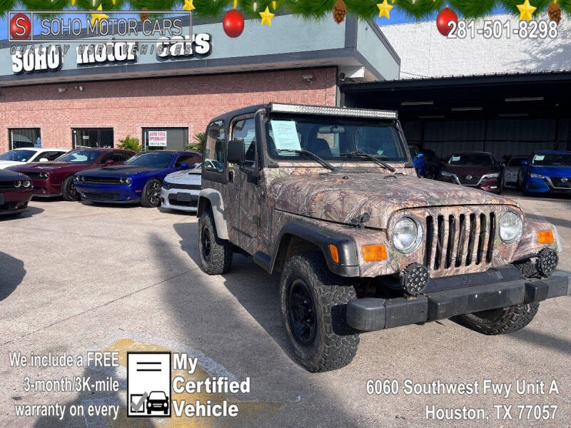 2001 Jeep Wrangler for sale in Houston, TX