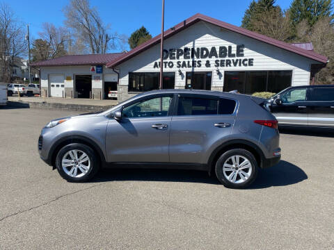 2017 Kia Sportage for sale at Dependable Auto Sales and Service in Binghamton NY