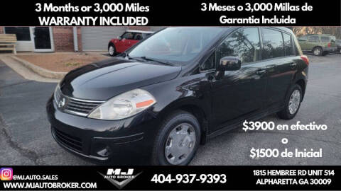 2009 Nissan Versa for sale at MJ AUTO BROKER in Alpharetta GA