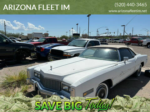 1976 Cadillac Eldorado for sale at ARIZONA FLEET IM in Tucson AZ