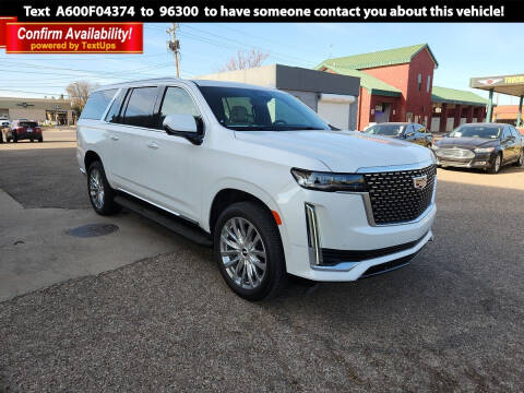 2022 Cadillac Escalade ESV for sale at POLLARD PRE-OWNED in Lubbock TX