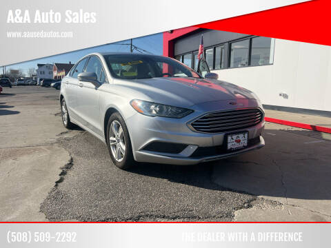 2018 Ford Fusion for sale at A&A Auto Sales in Fairhaven MA