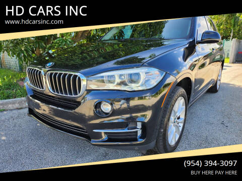 2015 BMW X5 for sale at HD CARS INC in Hollywood FL