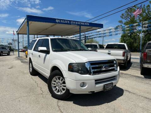 2013 Ford Expedition for sale at Quality Investments in Tyler TX