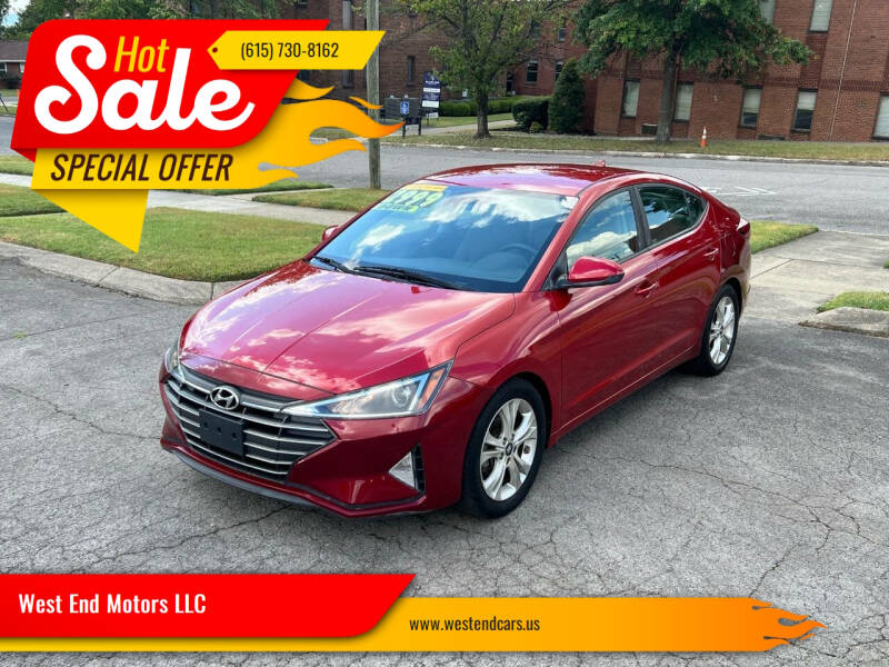 2020 Hyundai Elantra for sale at West End Motors LLC in Nashville TN