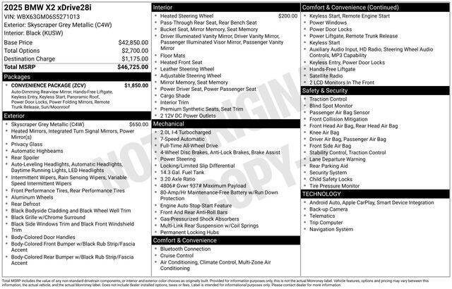 2025 BMW X2 xDrive28i