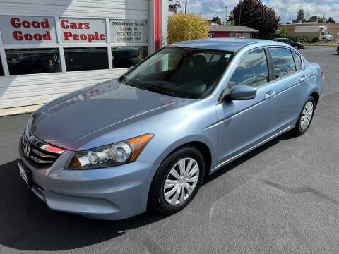 2012 Honda Accord for sale at Good Cars Good People in Salem OR