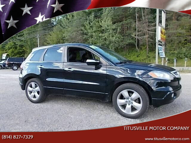 2007 Acura RDX for sale at Titusville Motor Company in Titusville PA