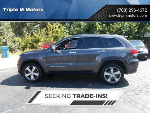 2015 Jeep Grand Cherokee for sale at Triple M Motors in Saint John IN