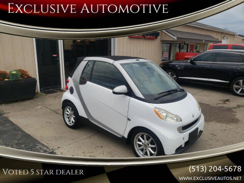 2009 Smart fortwo for sale at Exclusive Automotive in West Chester OH