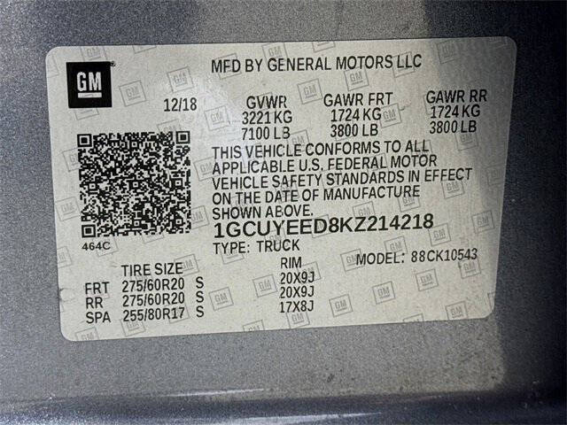 2019 Chevrolet Silverado 1500