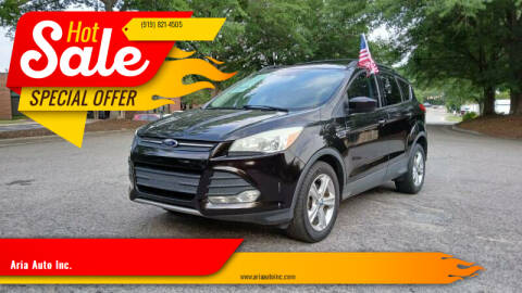 2013 Ford Escape for sale at Aria Auto Inc. in Raleigh NC