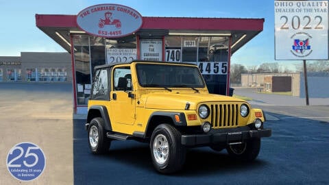 2000 Jeep Wrangler for sale at The Carriage Company in Lancaster OH