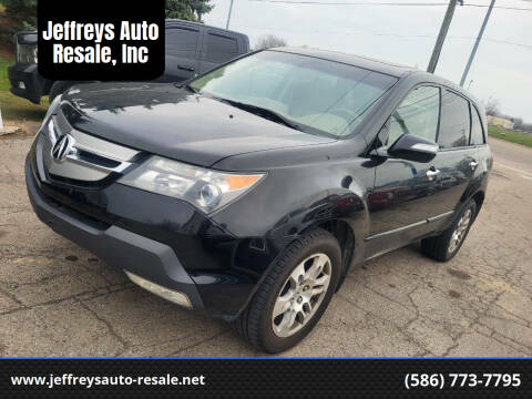 2009 Acura MDX for sale at Jeffreys Auto Resale, Inc in Clinton Township MI