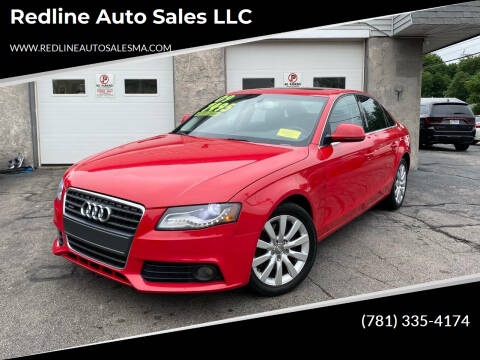 2009 Audi A4 for sale at Redline Auto Sales LLC in East Weymouth MA