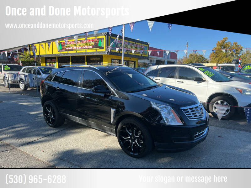 2016 Cadillac SRX for sale at Once and Done Motorsports in Chico CA