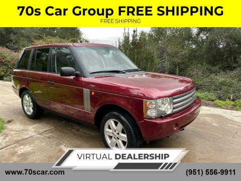 2004 Land Rover Range Rover for sale at Car Group       FREE SHIPPING in Riverside CA