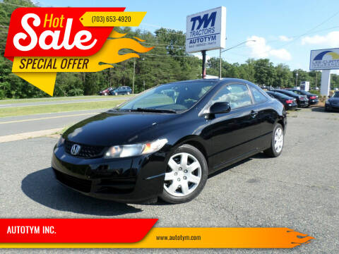2011 Honda Civic for sale at AUTOTYM INC. in Fredericksburg VA