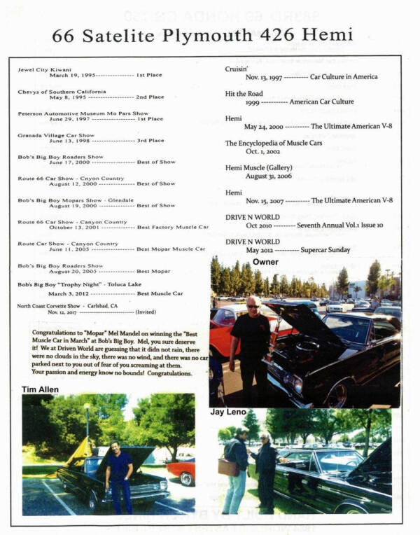 1966 Plymouth Satellite Hemi