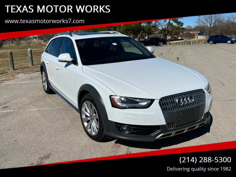 2016 Audi Allroad for sale at TEXAS MOTOR WORKS in Arlington TX