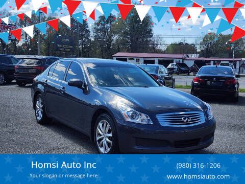 2008 Infiniti G35 for sale at Homsi Auto Inc in Kannapolis NC